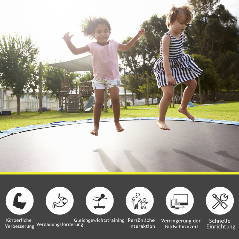 Freeport Park Plattsmouth Universal Fit 2cm Polypropylene Plastic Jumping Surface