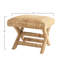 Tabouret tissé jacinthe d'eau et bois-1184506494
