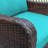  Imalai Outdoor Rocking Swivel Rattan Chair Set Removable Cushions & Coffee Table-664410495