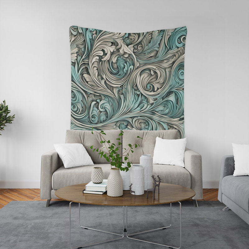 Tapisserie murale, H 80 po x l 68 po