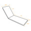 Ensemble de 2 chaises longues pour l'extérieur-1280643038