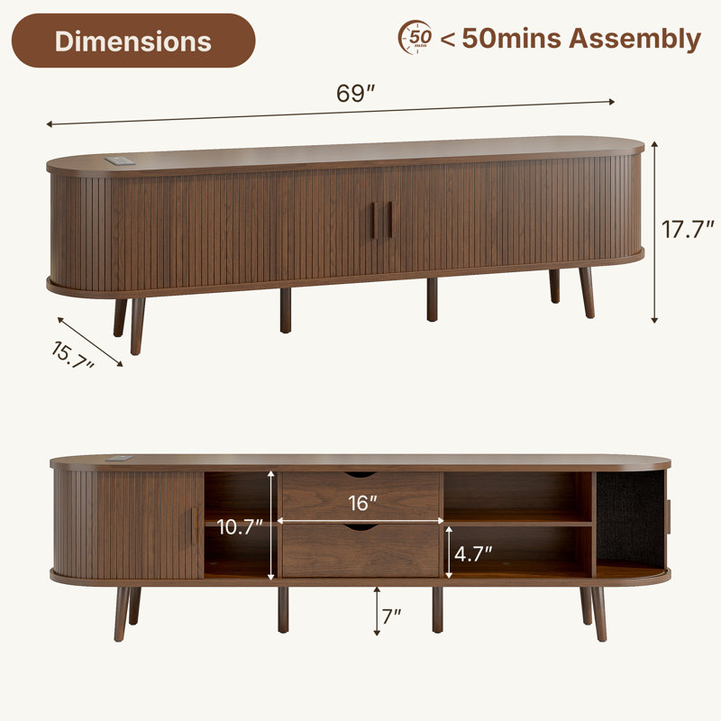 Dockery Tv Stand And Coffee Table Set