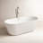 67" x 32" Freestanding Soaking Acrylic Bathtub-99334594-50729804
