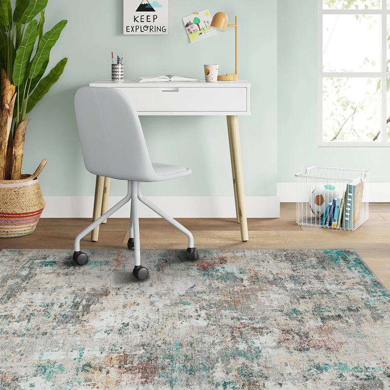 Rectangle Abstract Area Rug, Green 1, Rectangle 160 x 230 cm