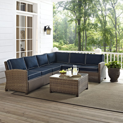 Ensemble de conversation modulaire avec coussins Leandra