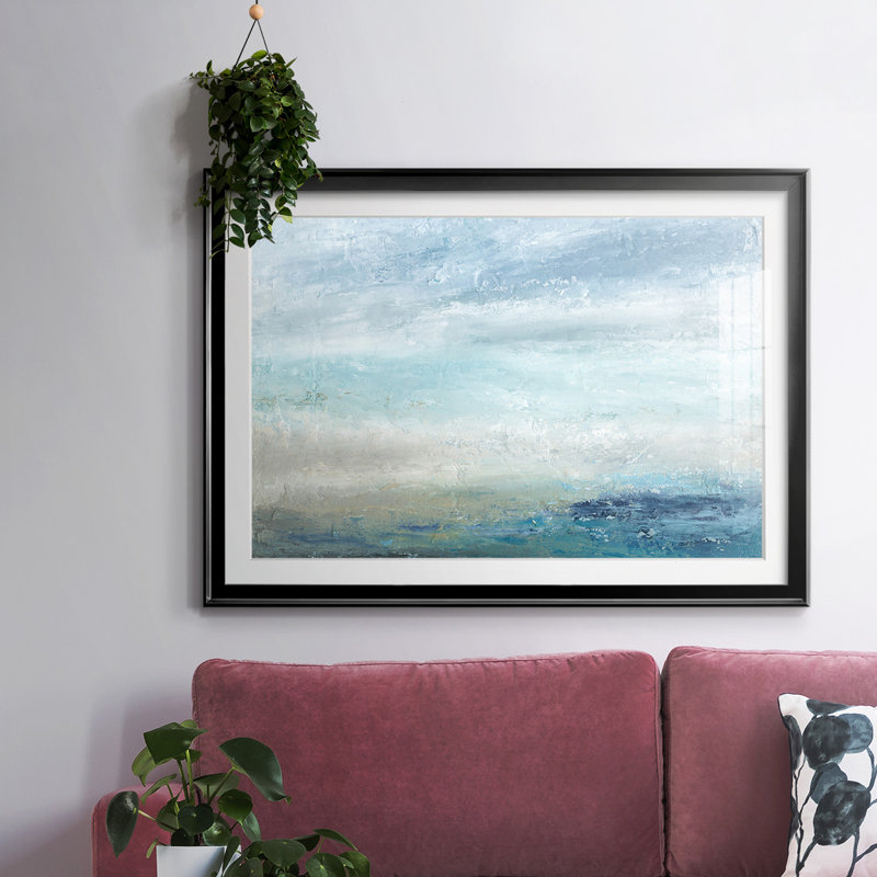 «Coming Ashore», impression sur papier, H 27 po x l 39 po x P 1,5 po, Noir