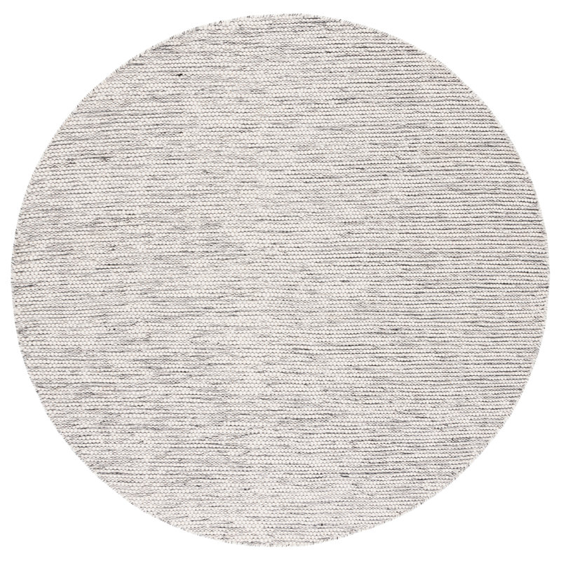Marblehead 975 Area Rug In Ivory / Black, Round 6'