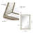 Dansfield Solid Wood Rectangle Mirror-11295381