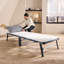  Lit de bébé pliant compact CE28 avec matelas à mémoire de forme et housse de rangement pour lit simple, simple 28 po x 75 po