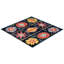 Tapis noir / rouge / jaune / bleu Overyed One-of-a-Kind 4 pi 10 po x 5 pi