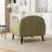 Deivi Upholstered Accent Chair with Round Arm-2019053564