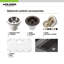 Évier de cuisine à simple cuve en composite de granite 33 pouces Houzer Quartztone-102751635