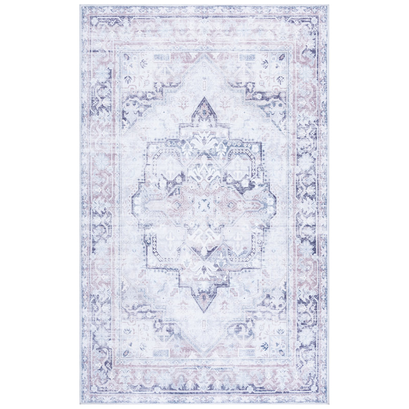 Tapis oriental performance lavable à la machine Arizona 345, Rectangulaire 8 pi x 10 pi