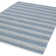 Perrotta Striped Recycled P.E.T Hand Woven Indoor / Outdoor Area Rug
