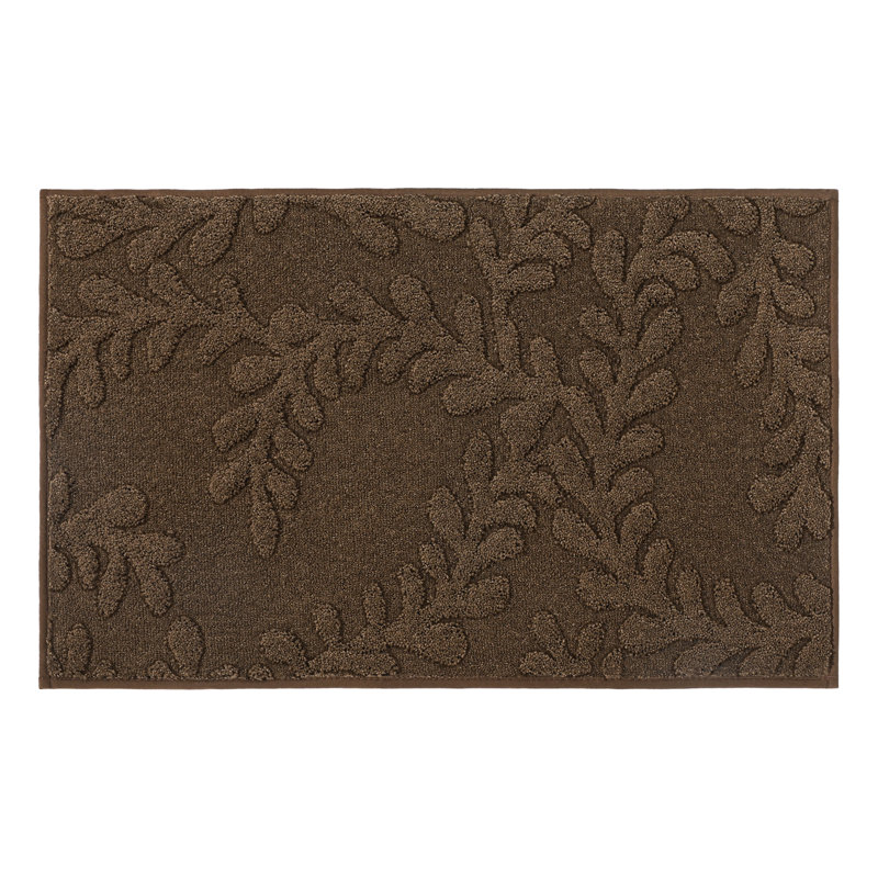 Tapis d'entrée super absorbant et lavable à la machine Dirt Trapper Doormat, Brun, L 32 po x L 48 po
