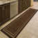 Non-Slip Bordered Area Rug For Living Room, Hallway, Entryway Rug