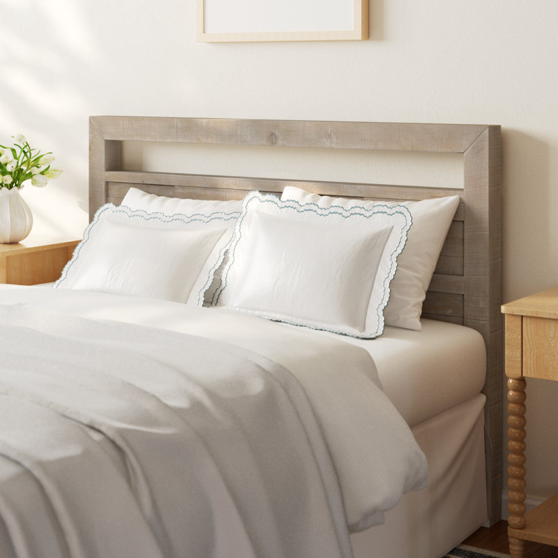 Mauve Solid Wood Headboard, Queen