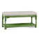 Summer Retreat Wicker Shelf Storage Bench