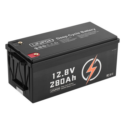 2 Pack 12V 280Ah LiFePO4 Battery, Up to 15000 Cycles, Deep Cycle Lithium Iron Phosphate Battery with Built-in BMS, Low Temp Protection, 10 Years Lifetime, for Solar Off-Grid Home Energy Storage