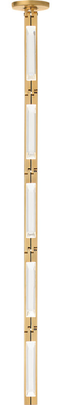 Catena 26 Pendant, Hand Rubbed Antique Brass, Surface, 2700 Kelvins