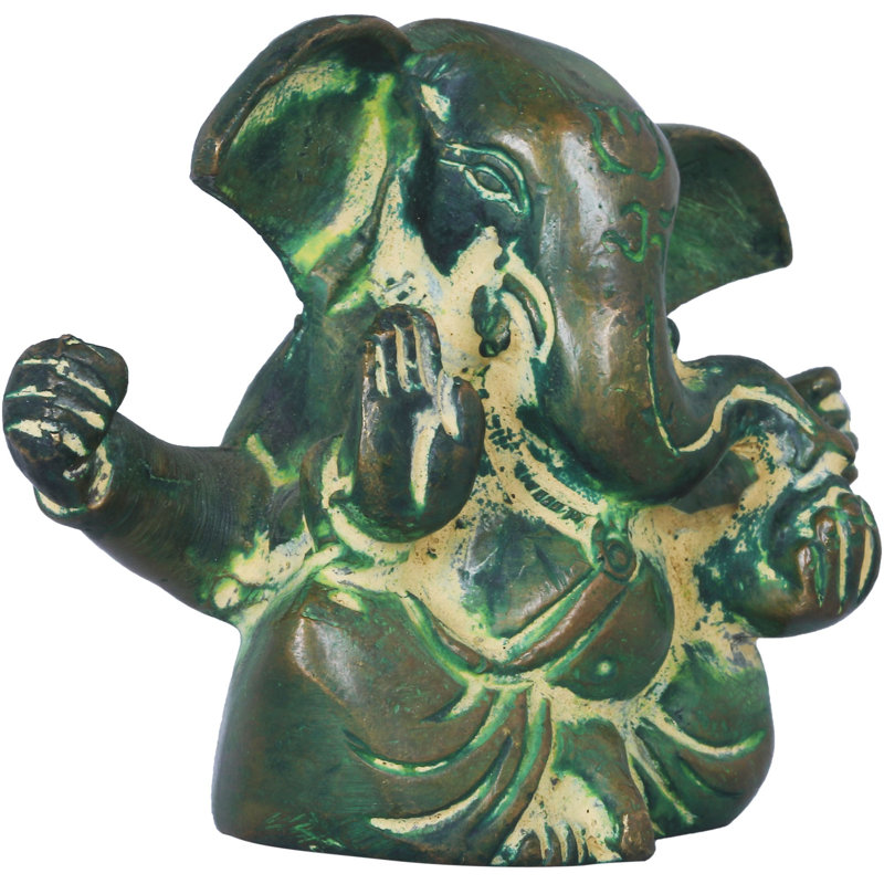 Religious & Spiritual Figurines & Sculptures, Green/Chola