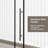 60.in W x 72.in H Frameless Shower Door Single Sliding, 1/4 inch Thick Clear Tempered Glass Shower Door with Zinc Roller Rail System, Stainless Steel Handle, Black