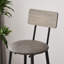 Ensemble de table de bar rustique avec 2 tabourets de bar en cuir PU-32307144