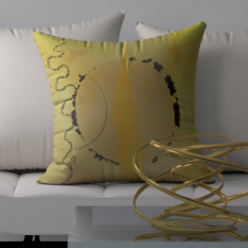 Reversible Throw Pillow, 18" x 18"