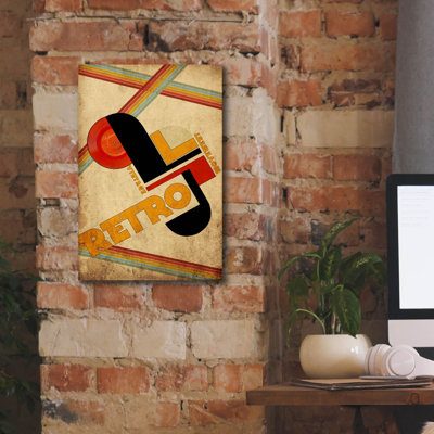«Vintage Retro Mouvement» par Elo Marc, art mural sur toile