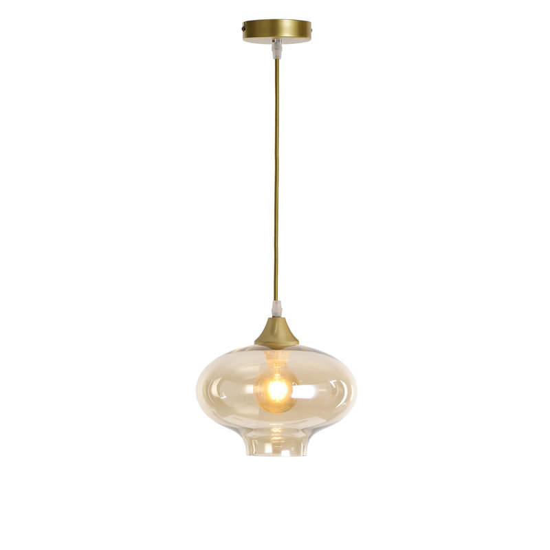 Aevah 1 - Light Pendant, Gold, Amber