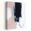 Abstrait bleu marine abstrait, reproduction d'art contemporain minimaliste-129771478