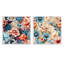Tavon - Ensemble de 2 collages carrés floraux-101865017-101865019