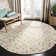 Spring Wheel Martha Stewart Hand Hooked Cotton Pile Geometric Rug