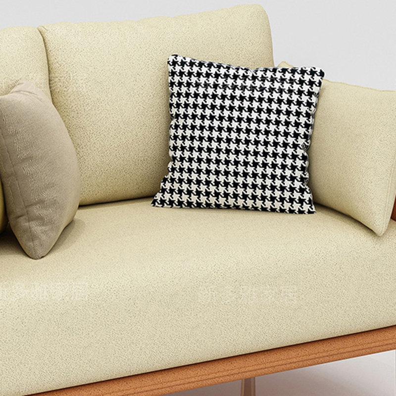 Causeuse Deizel, Similicuir orange / beige