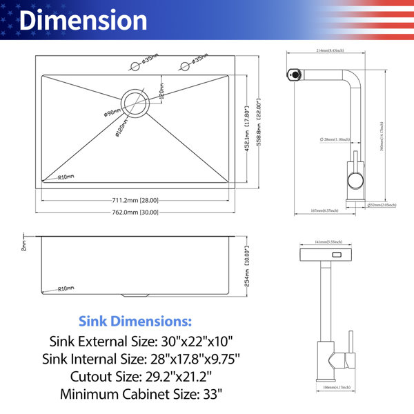Dimensions du produit