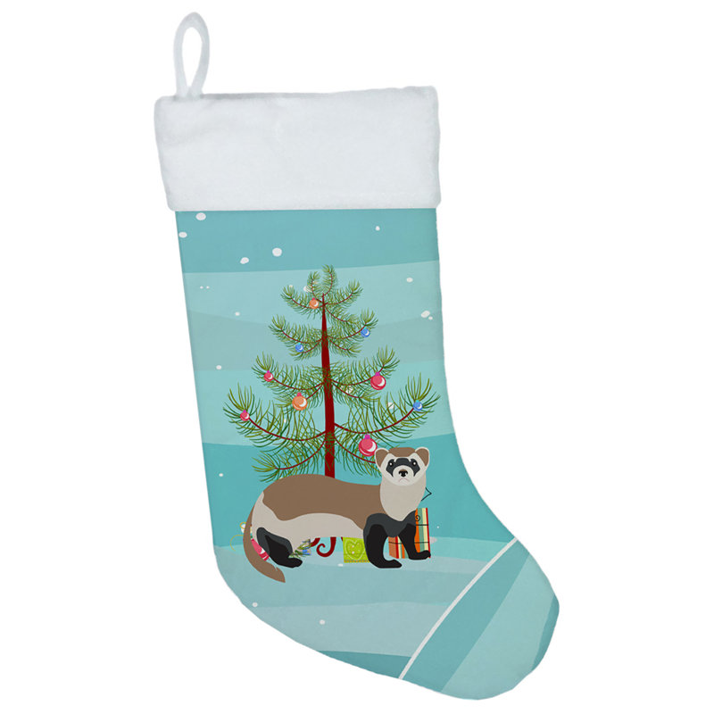 Chaussette de noël furet