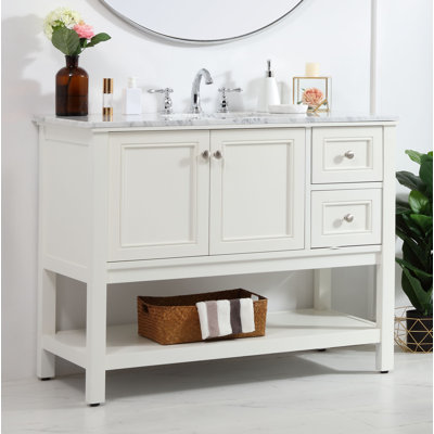 Meuble-lavabo simple de 42 po pour la salle de bain Bonsai