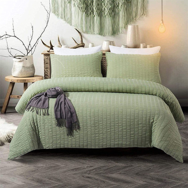 Mechine woven Sheet Set, Green