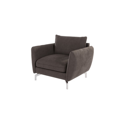 Upholstered Microfiber / Microsuede Armchair