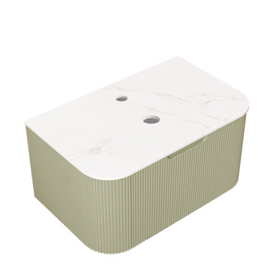 Armoire murale 30 po avec plateau en marbre artificiel, système silencieux d'amortissement de fermeture en douceur du tiroir, matériau en contreplaqué, largeur 19,16 po, poids de 78,07 lb, hauteur 14,57 po, ensemble 89,73 po