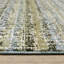 Tapis abstrait bleu / brun Torge-48900673