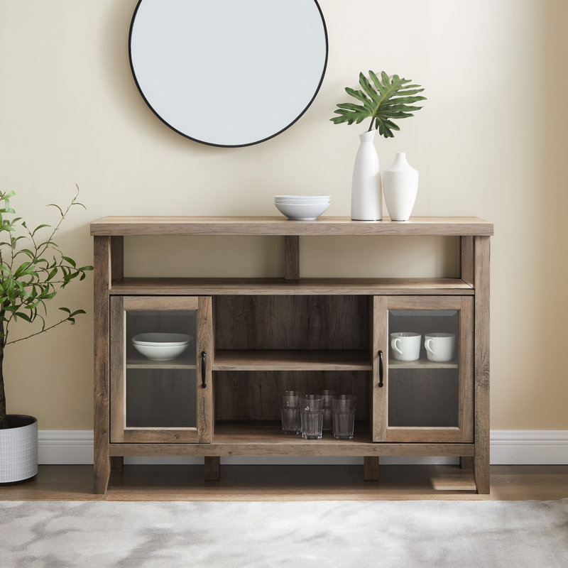 Keron 52" Wide 2-Door Sideboard, Gray Wash