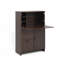 Armoire de bureau avec tiroir de rangement et tablettes, organisateur de rangement de cuisine avec bureau pliable