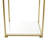 Osbie Marble Gold Storage Shelving Unit with 3 Marble Shelves-1052454852