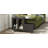 Mobile End Table With Lockable Wheels, Cream Style Side Table With Storage Drawer, 11.8Inch Narrow Nightstand With Multi-Layer Storage, Living Room-1079416348