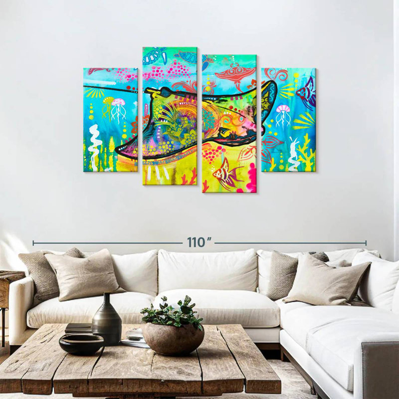 Brampt Sting Ray, 48" H x 75" W