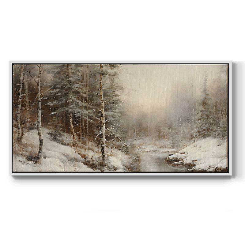 Série paysage - MII - Toile tendue avec châssis encadré - Prêt à être accroché