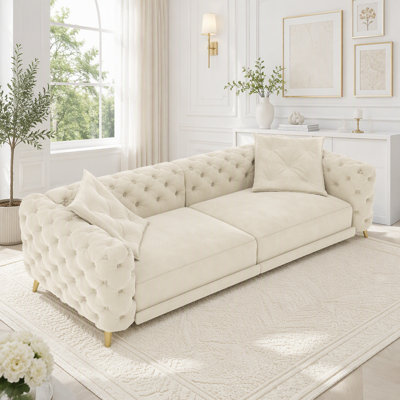 97.7" 3-in-1 Convertible Sleeper Sofa