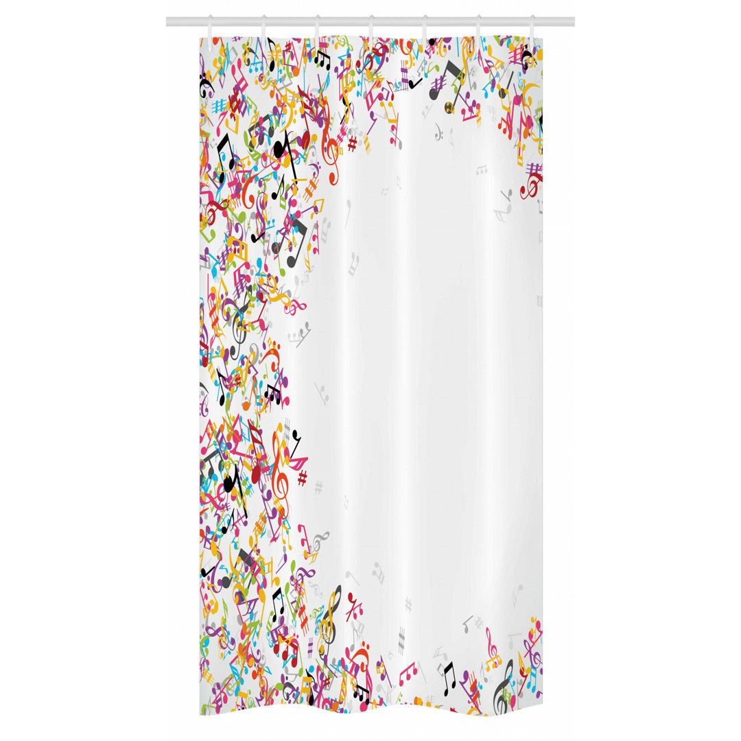 Music Stall Shower Curtain Single + Hooks East Urban Home 