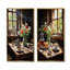 «Rustic Morning» - ensemble de 2 impressions sur toile déjeuner-125255210-125255638